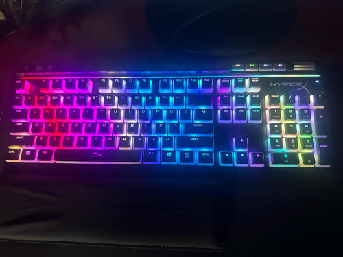 Teclado Mecânico Gamer Hyperx Alloy Elite 2 Rgb Pudding Caps