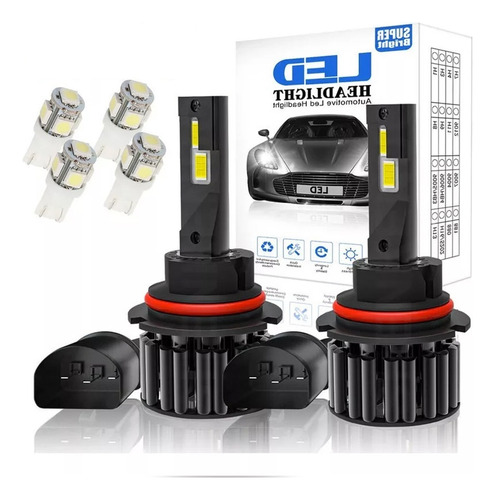 Hb5/9007 Delanteros Auto Kit Faros De Led Luz Canbus Csp