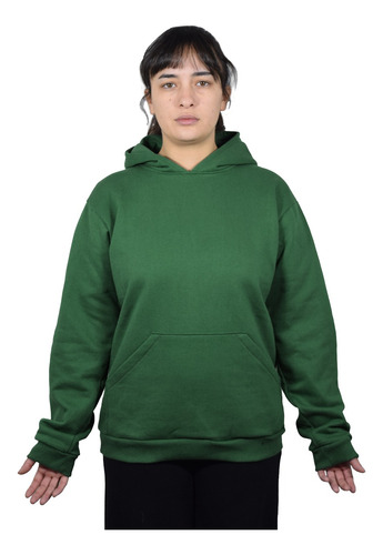 Buzo Canguro Capucha Colores Liso Hoodie Frisa Hombre Mujer