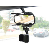 Soporte Celular Carro Espejo Retrovisor Brazo Flexible 360