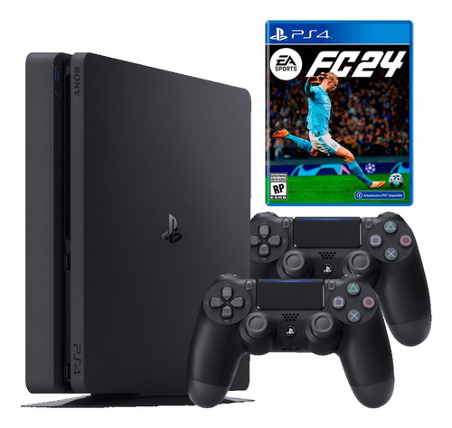 Playstation 4 Slim 1tb + 2 Controles + Fifa  