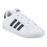 Zapatillas adidas Grand Court 2.0 Niño Blanca Solo Deportes