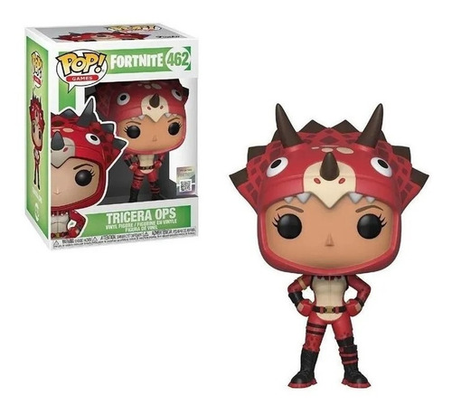 Muñeco Funko Pop Fortnite Tricera Ops #462