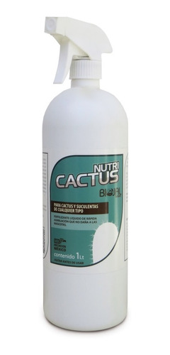 Fertilizante Cactus Suculentas Orgánico Nutricactus 1 Lt