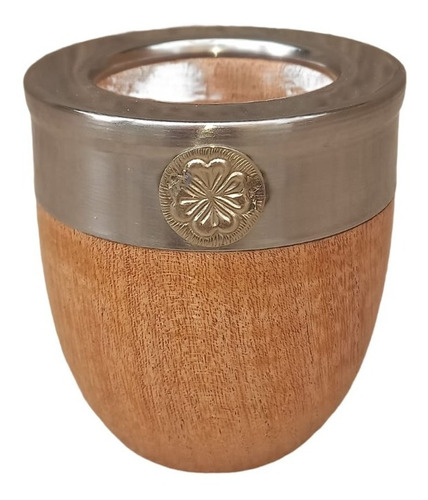 Mate Imperial De Madera Con Acero Inox Y Alpaca + Bombilla