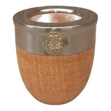 Mate Imperial De Madera Con Acero Inox Y Alpaca + Bombilla