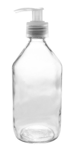 Botella Vidrio Transparente Farma 250 Cc X30 Uds Con Cremera