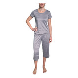 Pijama Fresca Manga Corta Capri Lazy Lola 13426 Dama Mujer