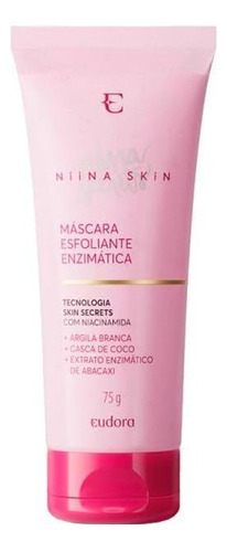 Máscara Esfoliante Enzimática Eudora Niina Secrets Skin 75g