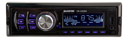 Radio De Auto Baxster Cm1503ma Con Usb, Bluetooth Y Lector De Tarjeta Sd