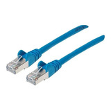 Intellinet - Cable Patch Cat 6a,  3.0m(10.0f) S/ftp Azul