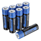 Hixon Bateras Recargables Aa De 1.5 V, Bateras Aa De Litio R