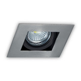 Pack  X10 Spot De Embutir Cuadrado Platil Para Dicroica Led