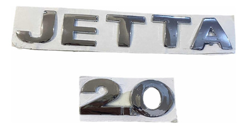 Emblema Letras Jetta 2.0 Mk4 A4 Cromadas
