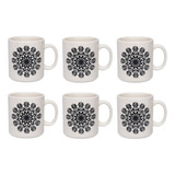 Set X 6 Jarros Mug Folk