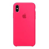 Funda Silicona Case Felpa Para iPhone XS Max Colores 