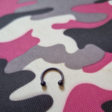 Piercing Bull Titanio 1.2mm 10mm/8mm Septum