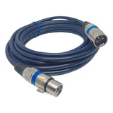 Cable Para Micrófono Y Dmx Xlr Canon Macho Hembra 6mm 1mt