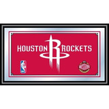 Nba Houston Rockets Logo Enmarcado Espejo