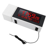 Reloj Digital Led Con Sensor De Movimiento Humano Y Alarma R
