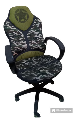 Silla Gamer Estilo Militar, Estampado Militar