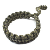 Pulsera Hombre Paracord Madmax Fierrero Militar Camping