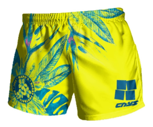 Short De Rugby De Niños Cays Nuevos Mapúa Amarillo 