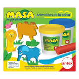 Masa Animalitos De La Selva 2120 Antex Color Multicolor