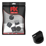 10x Knob P/ Pedal Guitarra Baixo C/ Parafuso - Akn-19 Preto