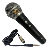 Microfono Karaoke Voces Con Cable Mano Dinamico Moon M24 Cjf