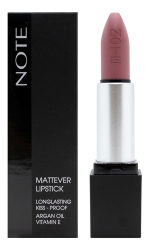 Note Mattever Lipstick Labial Mate Larga Duración Vegano 4gr