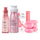 Natura Kit Spray Hidratante 5 Jabones Frutas Rojas/ Flor Lis