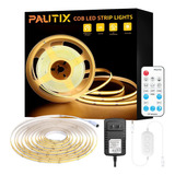 Pautix - Tira De Luces Led Cob De 3000 K, 16.4 Pies, Regulab