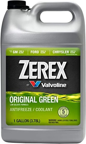 Valvoline Zerex Refrigerante Verde Orig X4l 