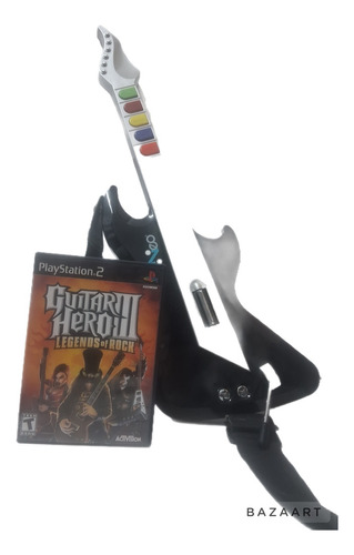 Guitar Hero Legend Of The Rock Jogo E Acessório  Por Cabo 