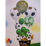 Set De Globos Futbol Cumpleaños 17 Pcs