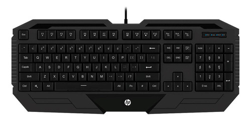 Teclado Gamer Usb Hp K130 Abnt2, Apoio De Punho