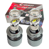 Par Led Mini Projetor H7 Hb4 H11 Canhão Plug And Play Cinoy