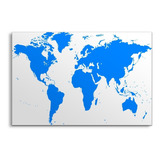 Cuadro Decorativo Moderno Mapa Mundial Jd-0714 G