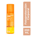 Fotoprotector Isdin Hydro Oil Bifasico Fp30 Bronceador 200ml