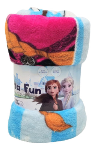 Manta Infantil Solteiro Jolitex Microfibra - Disney Frozen A