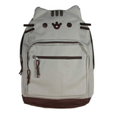 Mochila Pusheen Con Diseño De Cara De Gato Para La Escuela Y