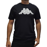 Kappa Remera Hombre - Logo Ari Negrogris