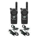 Paquete 2 De Walkie Talkies De Radio Bidireccional Motorola