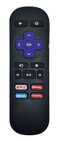 Controle Remoto Compatível  Roku Tv Express Botão Netflix Hb