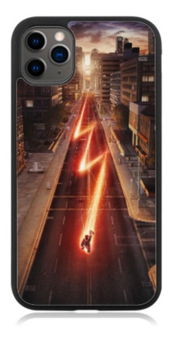 Funda Protector Para iPhone Flash Rayo Velocidad Heroe