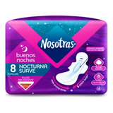 Toallas Nosotras Buenas Noches Nocturna Flujo Abundante