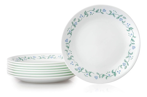 Set De Platos Corelle, Estilo Casa De Campo, 17,1cm, X8 Uni.