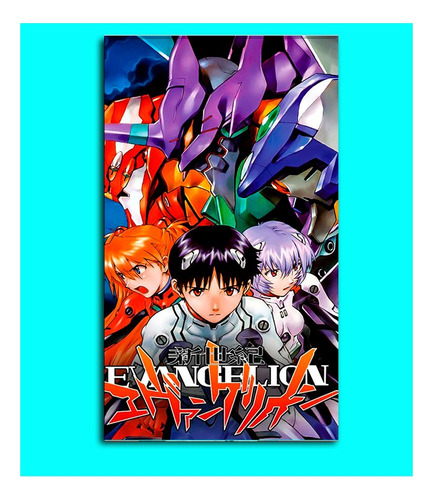 Cuadro Decorativo Evangelion 29x50 Cm Anime