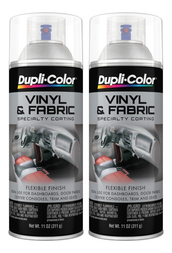 Paq 2 Pinturas Vinilo Transparente Para Interior Automotriz